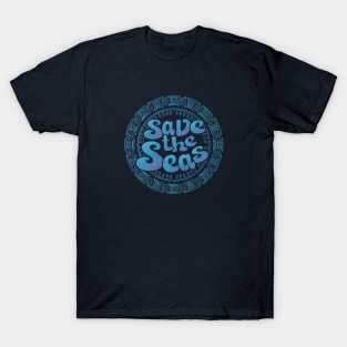 Save the Seas - Weathered Boho Circle T-Shirt